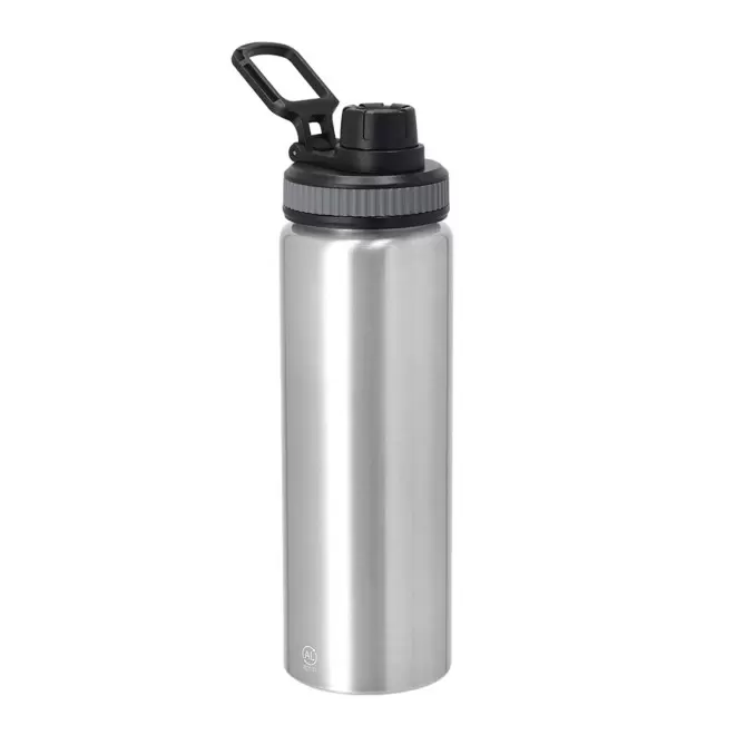 GOURDE ALU RECYCLE 800ML PERSONNALISABLE 'DARU' - argenté