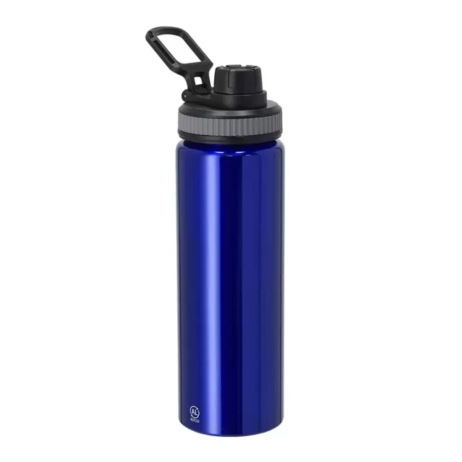 GOURDE ALU RECYCLE 800ML PERSONNALISABLE 'DARU' - bleu