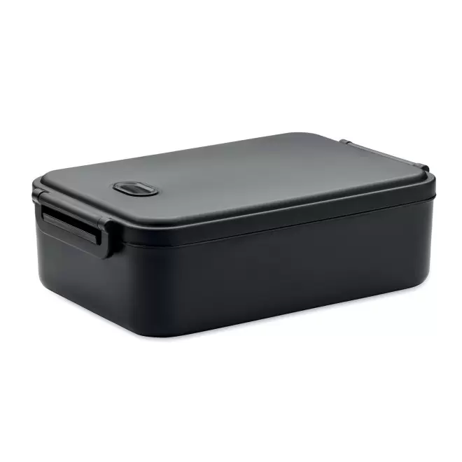 LUNCH BOX PP RECYCLE 2,2L PERSONNALISABLE 'CENO MAX' - noir