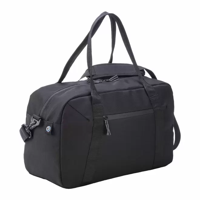 SAC DE SPORT RPET OCEANCYCLE PERSONNALISABLE 'HYDAS' - noir