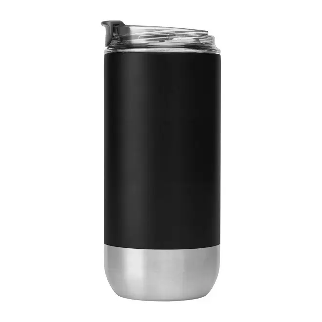 GOBELET ISOTHERME PERSONNALISABLE 475ML 'BERGA' - noir