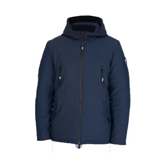 BLOUSON PERSONNALISÉ MATELASSÉ MIXTE MUSTAGHATA® 'COLORADO' - marine