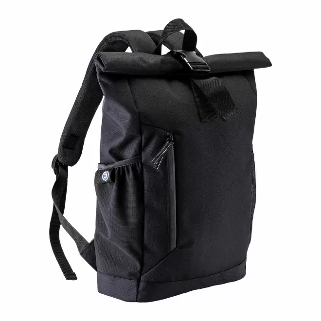 SAC A DOS RPET OCEANCYCLE PERSONNALISABLE 'HYDOS' - noir