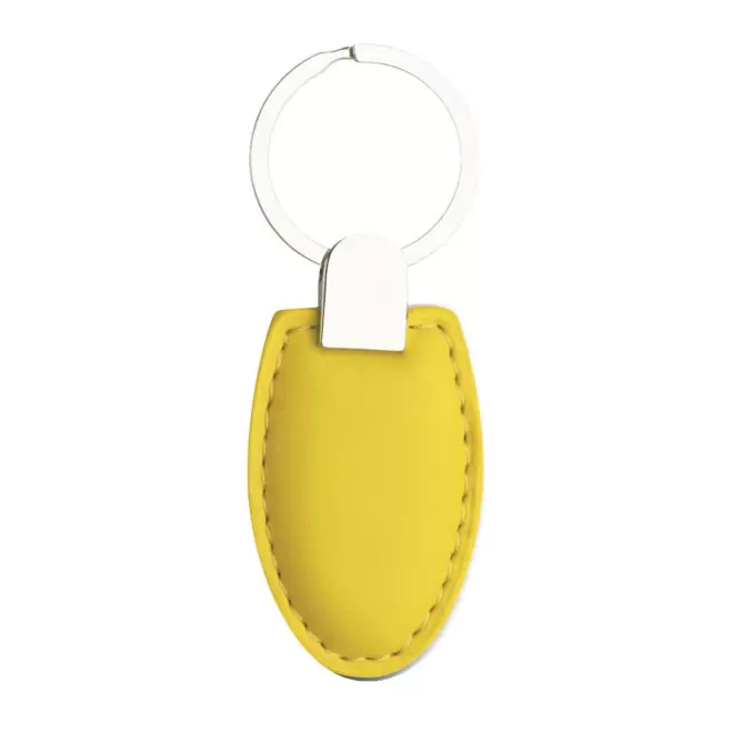PORTE CLE METAL PERSONNALISABLE 'BALIX' - jaune