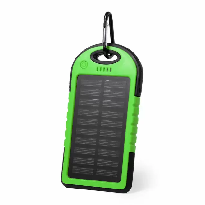 POWERBANK SOLAIRE 4000MAH PERSONNALISABLE 'AIRSOL' - vert