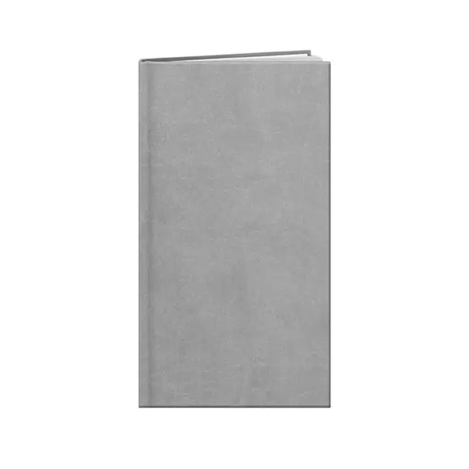 AGENDA DE POCHE 9,5x16,5 PERSONNALISABLE 'BUCKINGHAM' - gris clair