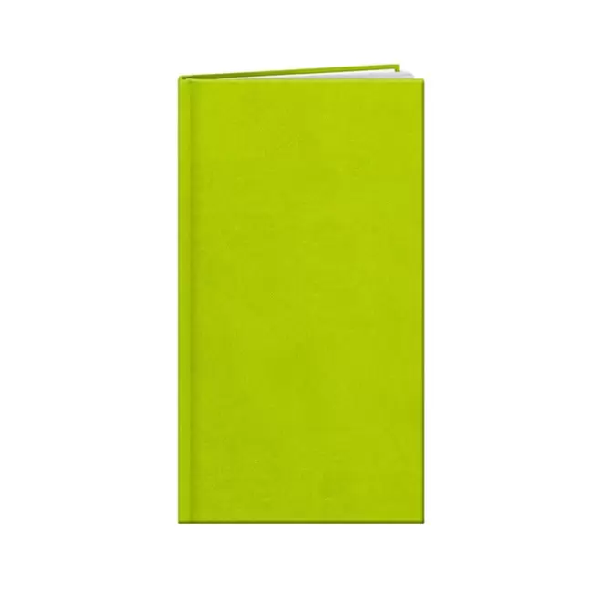 AGENDA DE POCHE 9,5x16,5 PERSONNALISABLE 'BUCKINGHAM' - vert clair