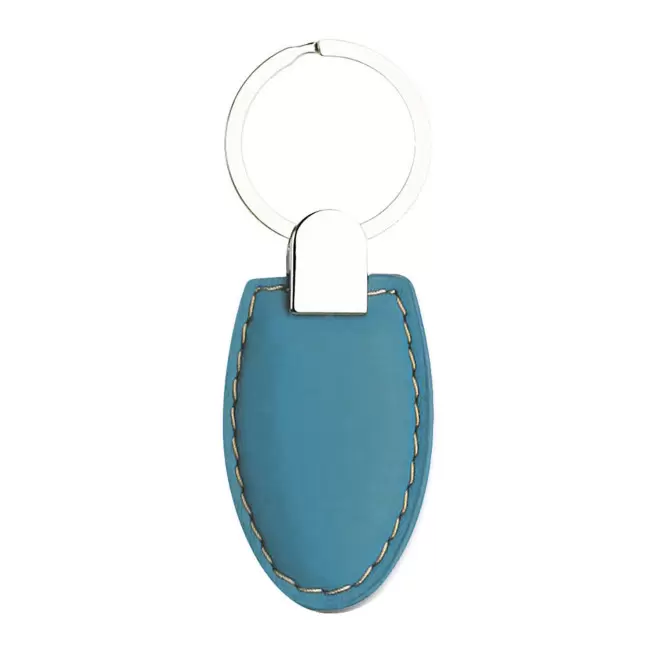 PORTE CLE METAL PERSONNALISABLE 'BALIX' - bleu clair