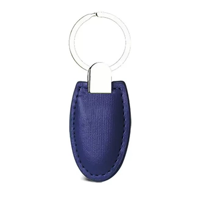 PORTE CLE METAL PERSONNALISABLE 'BALIX' - bleu foncé