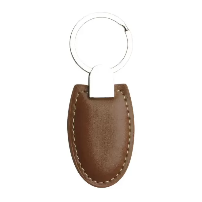 PORTE CLE METAL PERSONNALISABLE 'BALIX' - marron