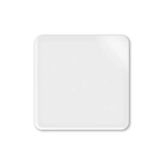 BADGE PERSONNALISABLE 'ELIAN SHAPE' - carré 3 x 3 cm