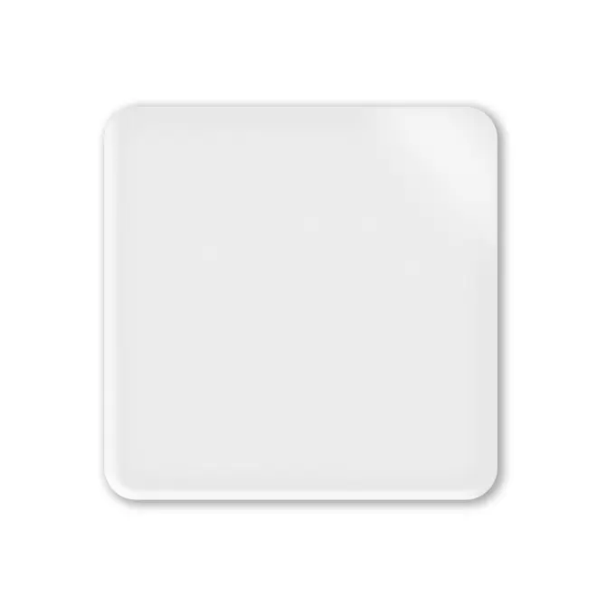 BADGE PERSONNALISABLE 'ELIAN SHAPE' - carré 4 x 4 cm