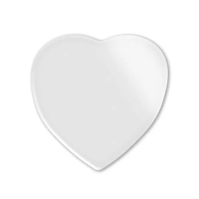 BADGE PERSONNALISABLE 'ELIAN SHAPE' - coeur 5 x 5 cm