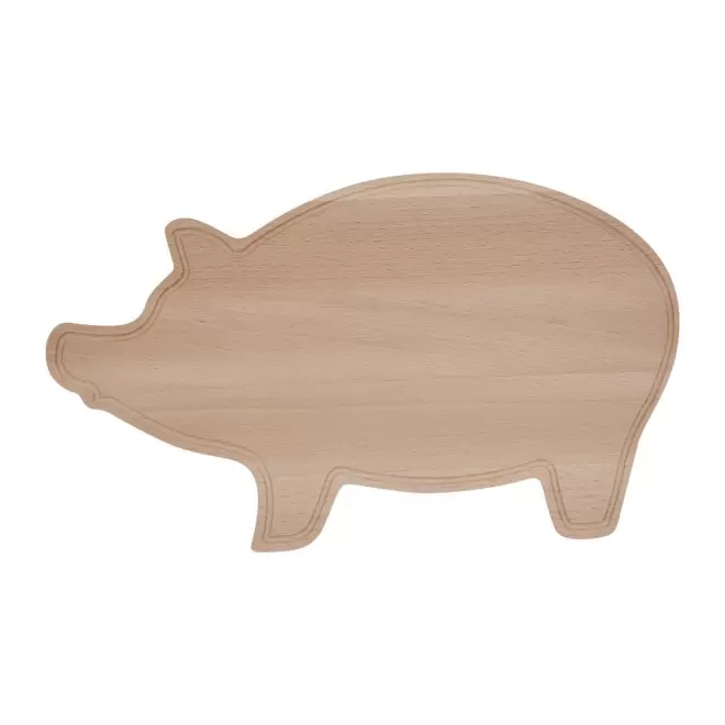 PLANCHE EN HETRE MIE PERSONNALISABLE 'LINAGA' - cochon