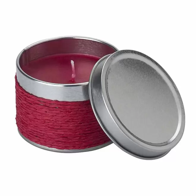 BOUGIE PARFUMEE BOITE METAL PERSONNALISABLE 'EPYC' - pomme