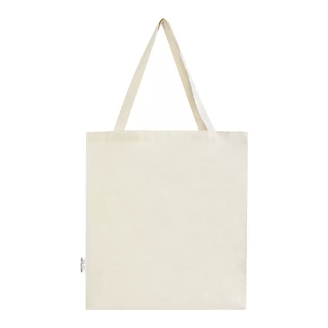 SAC PERSONNALISABLE COTON SOUFFLET 140 'LARGO RECYCLE' - naturel