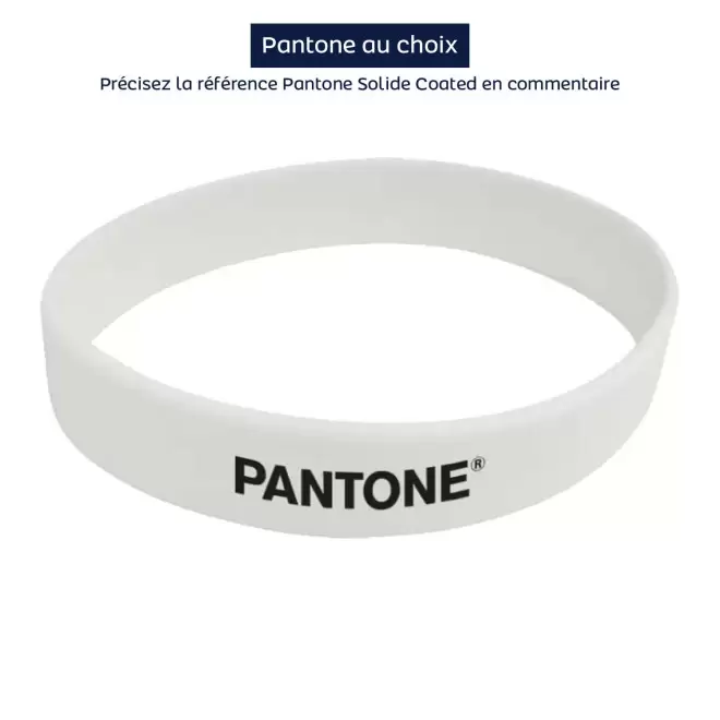 BRACELET SILICONE PERSONNALISÉ 'FESTIVAL II' - pantone