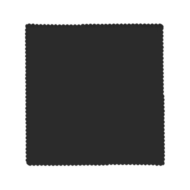 LINGETTE MICROFIBRE PERSONNALISÉE 'EPOUSTIF' - EMBOSSAGE 200GR/M2 - noir