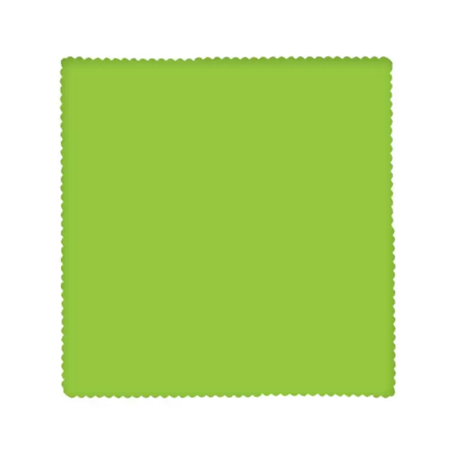 LINGETTE MICROFIBRE PERSONNALISÉE 'EPOUSTIF' - EMBOSSAGE 200GR/M2 - vert