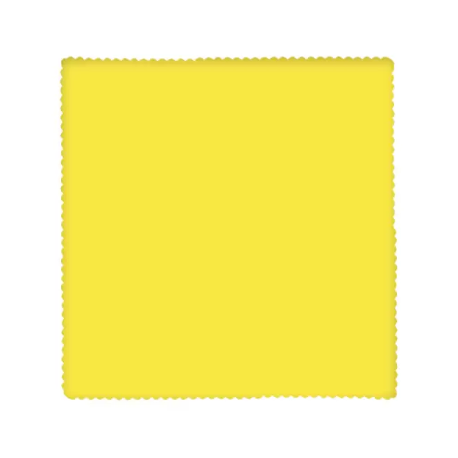 LINGETTE MICROFIBRE PERSONNALISÉE 'EPOUSTIF' - EMBOSSAGE 200GR/M2 - jaune