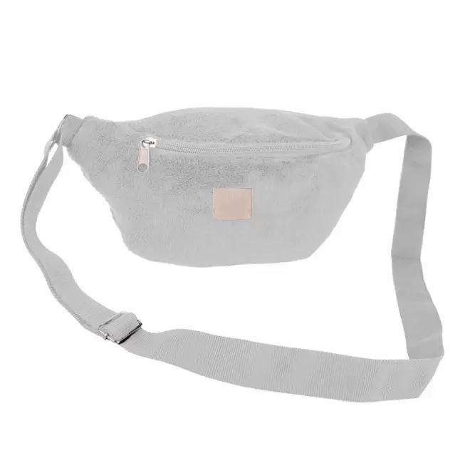 BANANE PERSONNALISABLE MIE EN POLAIRE 'LOR' - gris clair
