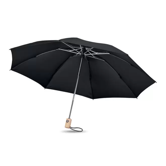 PARAPLUIE PLIABLE PUBLICITAIRE 'WESTPORT RPET REVERSIBLE' - noir