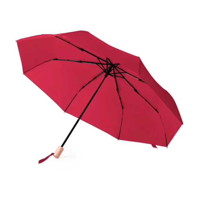 PARAPLUIE PLIABLE PUBLICITAIRE 'LINWOOD RPET' - rouge