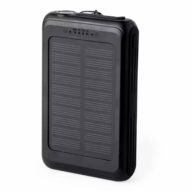 POWERBANK MAGSAFE SOLAIRE PERSONNALISABLE 5000MAH 'SOLMIO' - noir