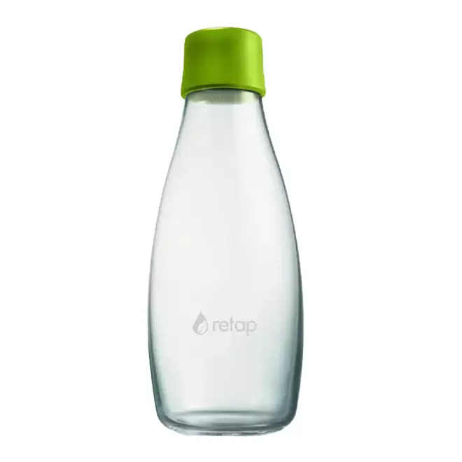 BOUTEILLE VERRE PERSONNALISABLE 500ML 'ORIGINAL 05' - vert forêt