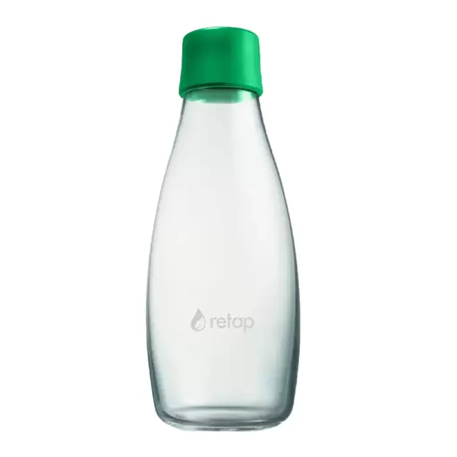 BOUTEILLE VERRE PERSONNALISABLE 500ML 'ORIGINAL 05' - vert