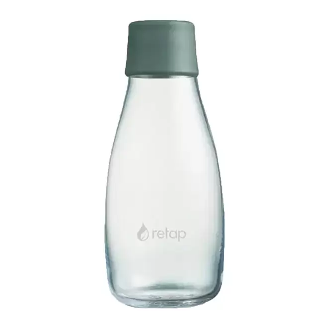 BOUTEILLE VERRE 300ML PERSONNALISABLE 'ORIGINAL 03' - vert militaire