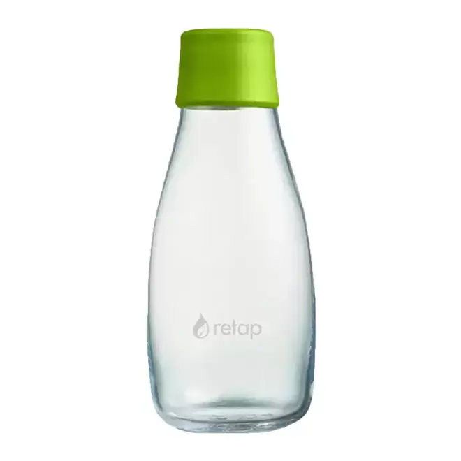 BOUTEILLE VERRE 300ML PERSONNALISABLE 'ORIGINAL 03' - vert forêt