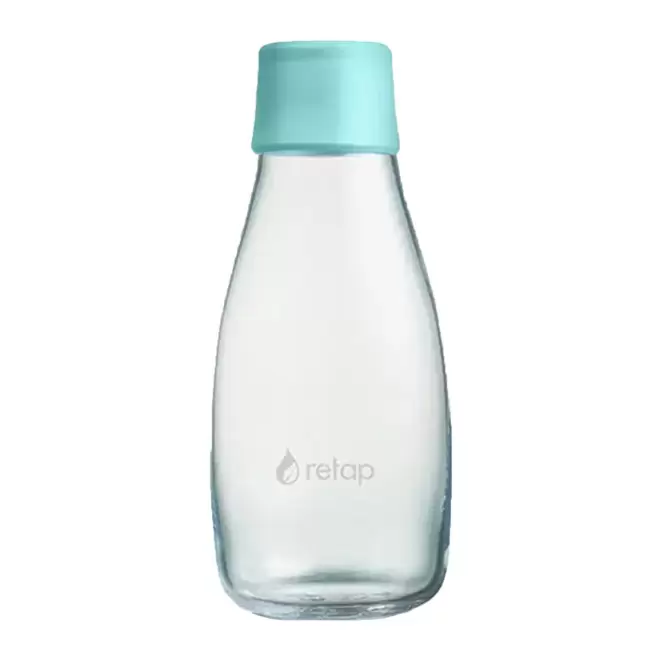 BOUTEILLE VERRE 300ML PERSONNALISABLE 'ORIGINAL 03' - menthe
