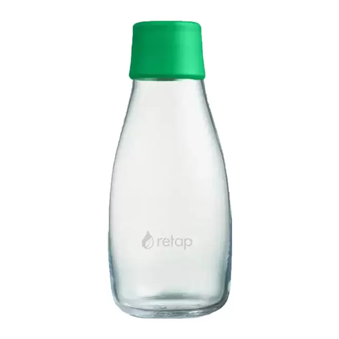 BOUTEILLE VERRE 300ML PERSONNALISABLE 'ORIGINAL 03' - vert