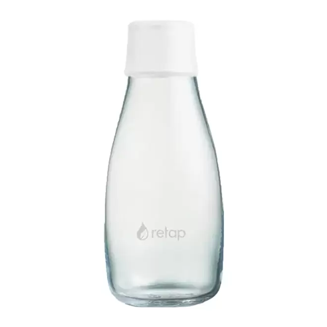 BOUTEILLE VERRE 300ML PERSONNALISABLE 'ORIGINAL 03' - blanc