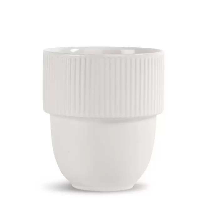 TASSE EMPILABLE 270ML PERSONNALISABLE 'EMPI' - blanc