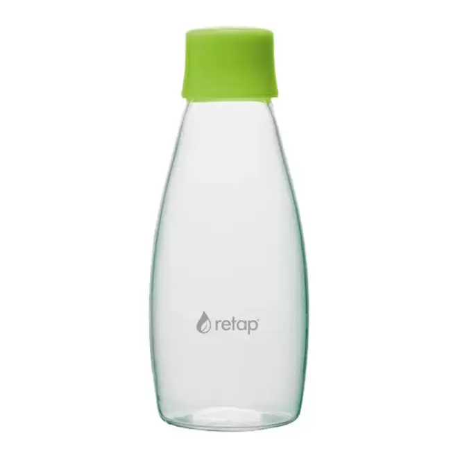 BOUTEILLE VERRE 500 ML PERSONNALISABLE 'GO 05' - vert forêt
