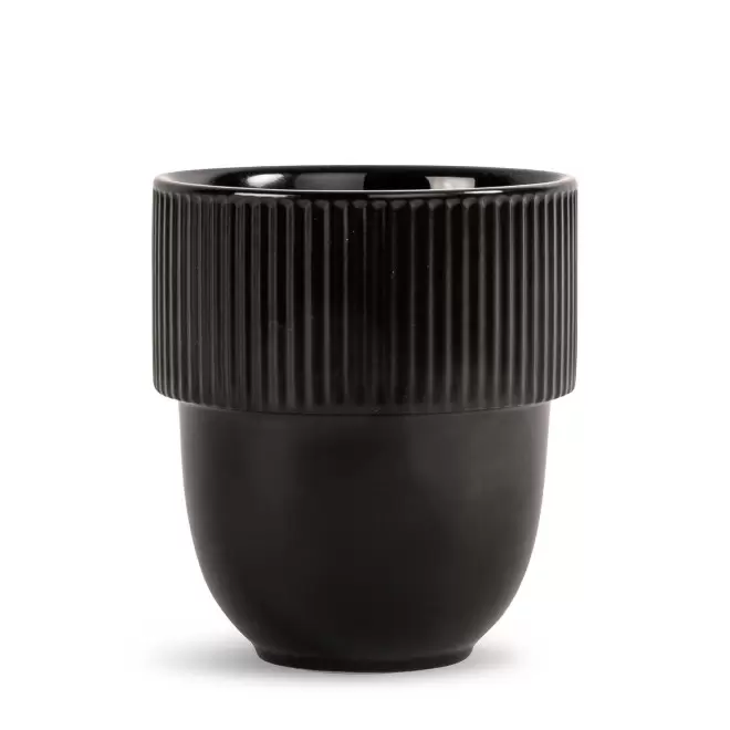 TASSE EMPILABLE 270ML PERSONNALISABLE 'EMPI' - noir