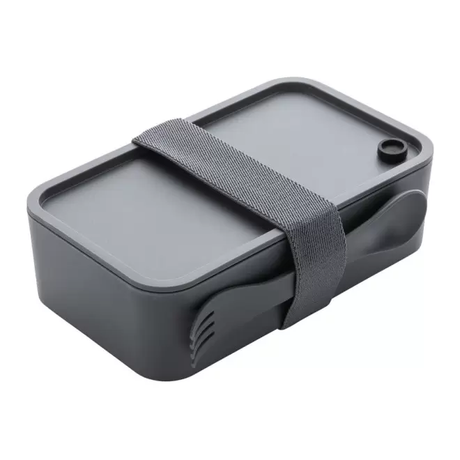 LUNCH BOX PUBLICITAIRE AVEC CUICHETTE 'CURVIE' - anthracite