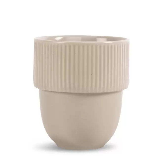 TASSE EMPILABLE 270ML PERSONNALISABLE 'EMPI' - beige