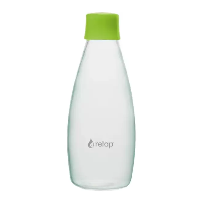 BOUTEILLE VERRE 800 ML PERSONNALISABLE 'GO 08' - vert forêt
