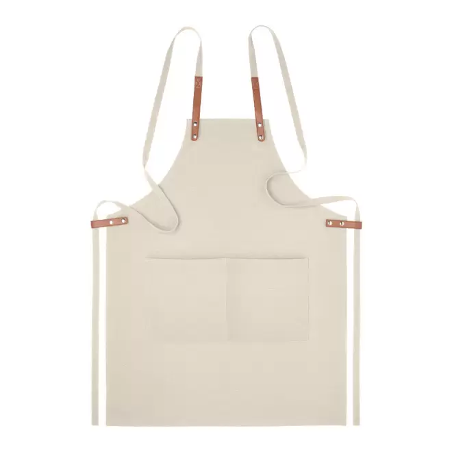 TABLIER PERSONNALISÉ 'MADURAI' - beige