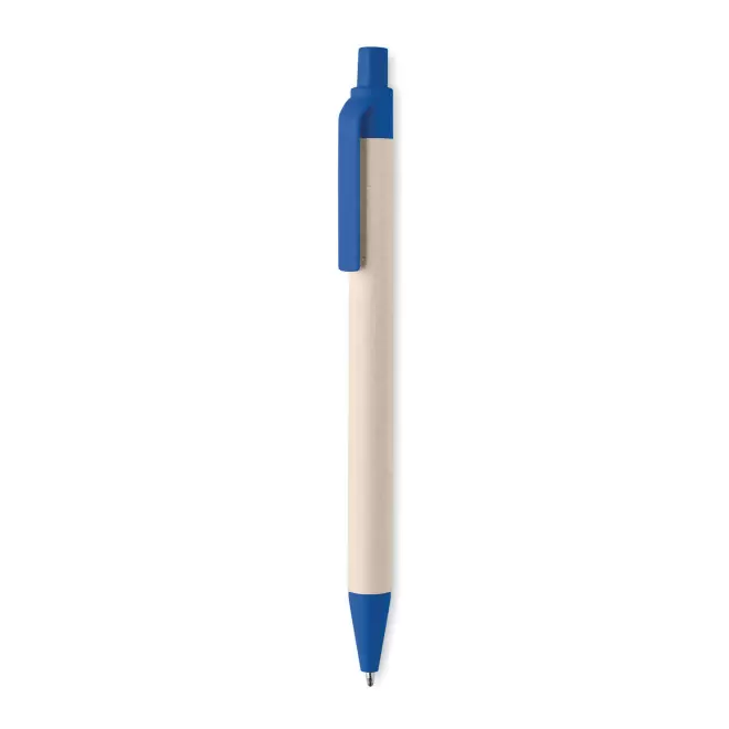 STYLO EN CARTON DE LAIT PERSONNALISABLE 'AMOSIS MILK' - bleu foncé