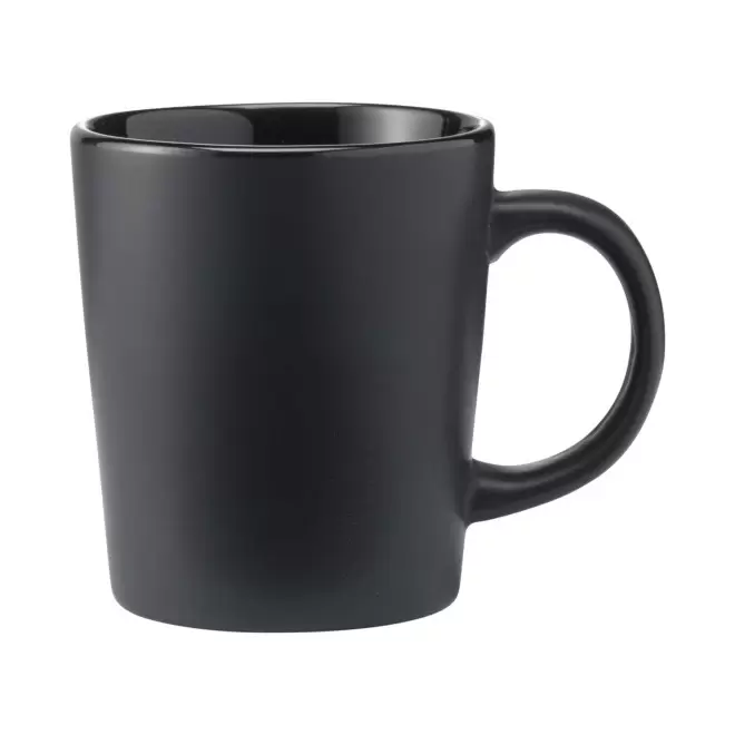MUG CERAMIQUE 250 ML PERSONNALISABLE 'PANOLU' - noir