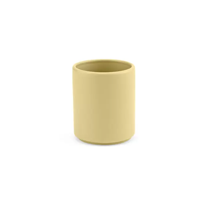 MUG CERAMIQUE 75 ML PERSONNALISABLE 'CAFLO' - jaune_pastel