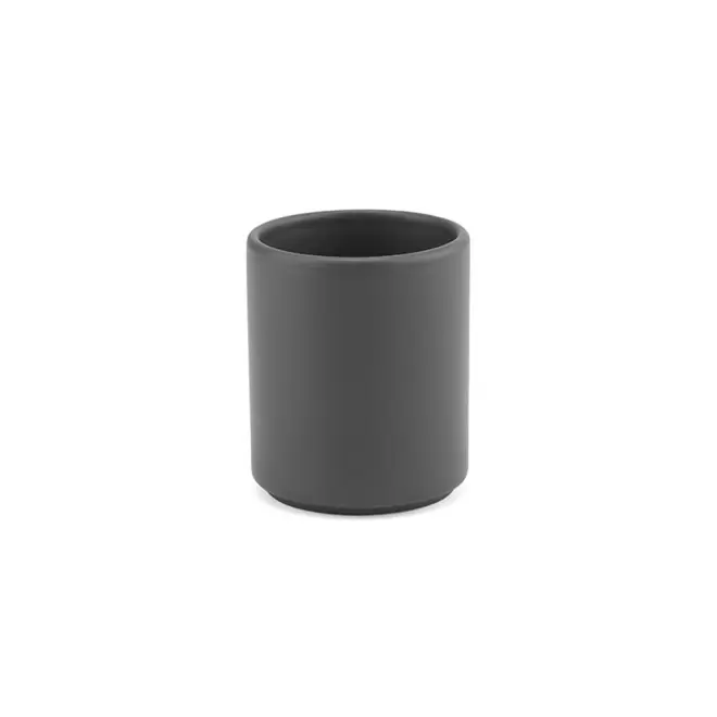 MUG CERAMIQUE 75 ML PERSONNALISABLE 'CAFLO' - gris foncé