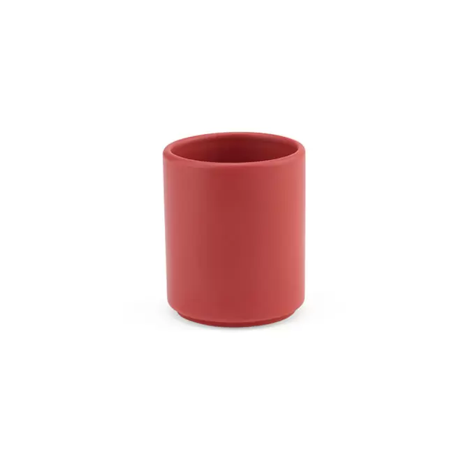 MUG CERAMIQUE 75 ML PERSONNALISABLE 'CAFLO' - rouge mat