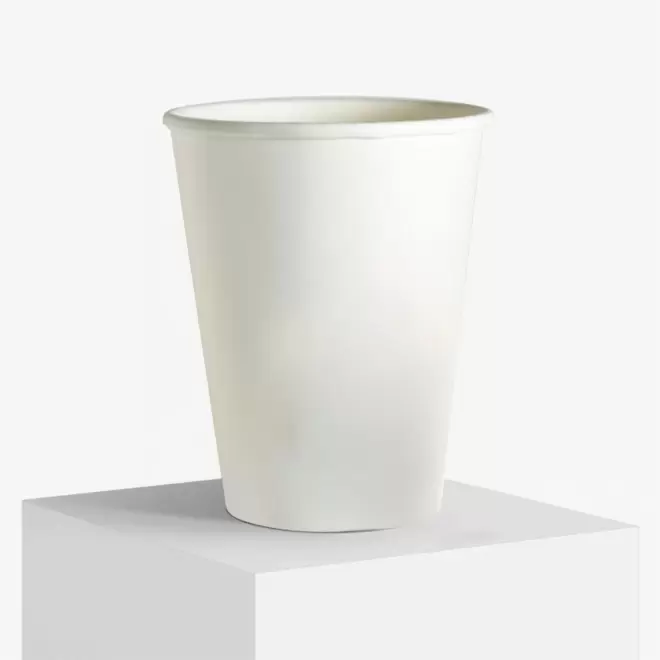 GOBELET CARTON 35 CL PERSONNALISABLE 'KUPPO' - blanc