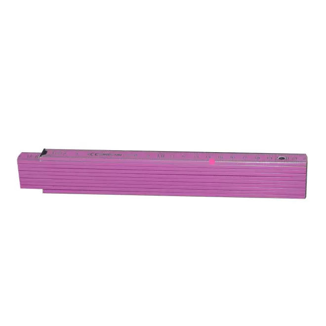 METRE PLIABLE PERSONNALISABLE 'MINESURA COLOR' 2M - violet