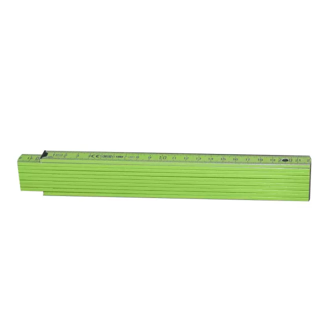 METRE PLIABLE PERSONNALISABLE 'MINESURA COLOR' 2M - vert pomme